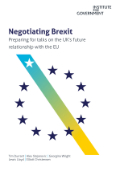 Front cover of a thinktank report on Brexit 